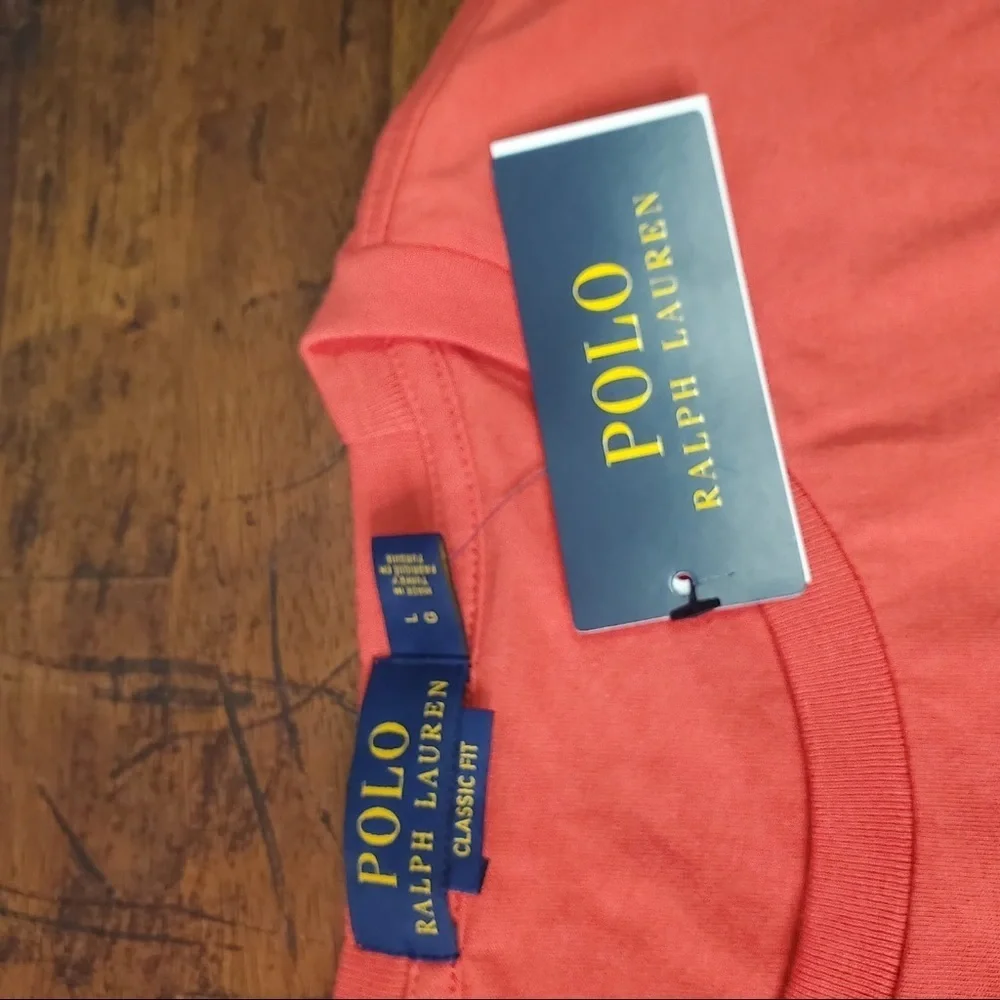 Polo logo tee sz Various